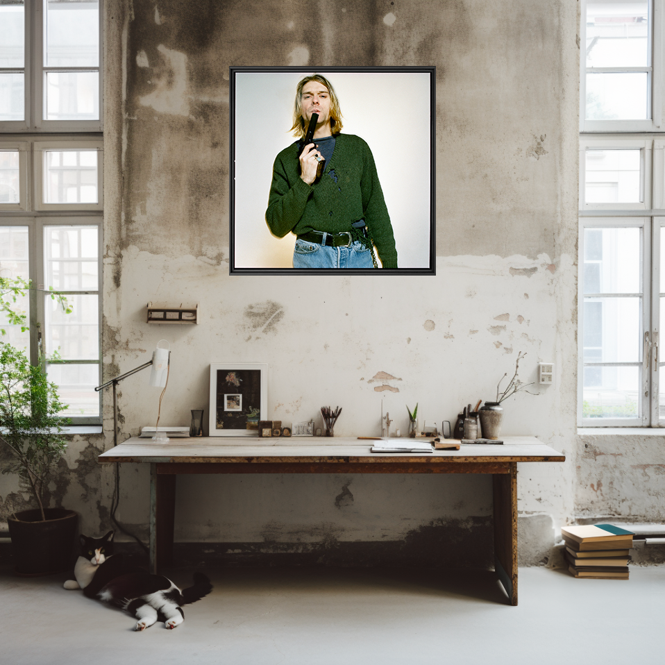 Youri Lenquette - Kurt Cobain "Smoking Kills 2"