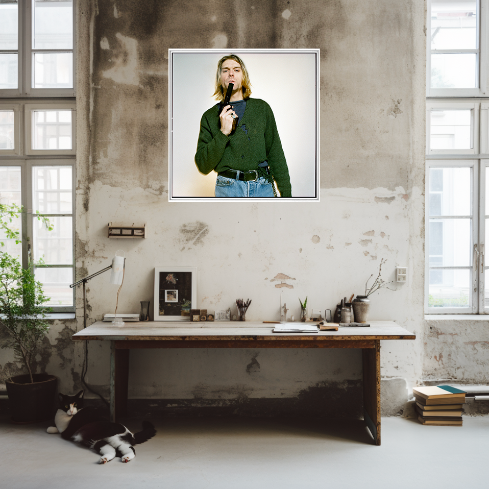 Youri Lenquette - Kurt Cobain "Smoking Kills 2"