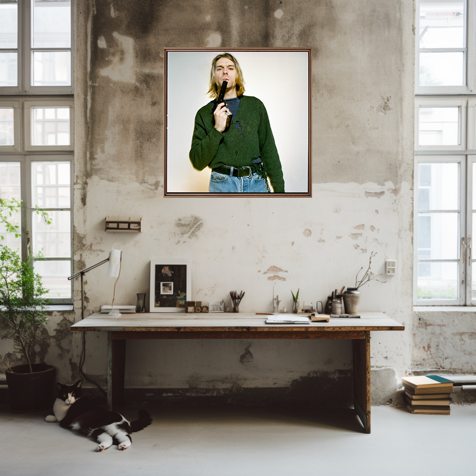 Youri Lenquette - Kurt Cobain "Smoking Kills 2"